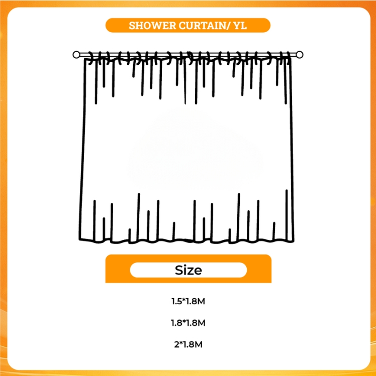 3D shower curtain - Monogatari Store